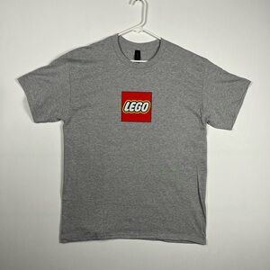 LEGO Logo Gray T-Shirt (Brand New without Tags) LEGOLAND, Lego collector tee